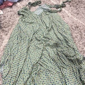 Tie shoulder harem jumpsuit boho style